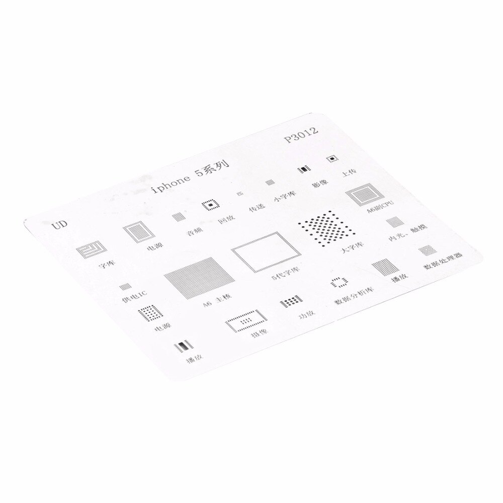 Mobiele Telefoon Rework Reparatie Bga Reballing Stencils Voor Iphone 5