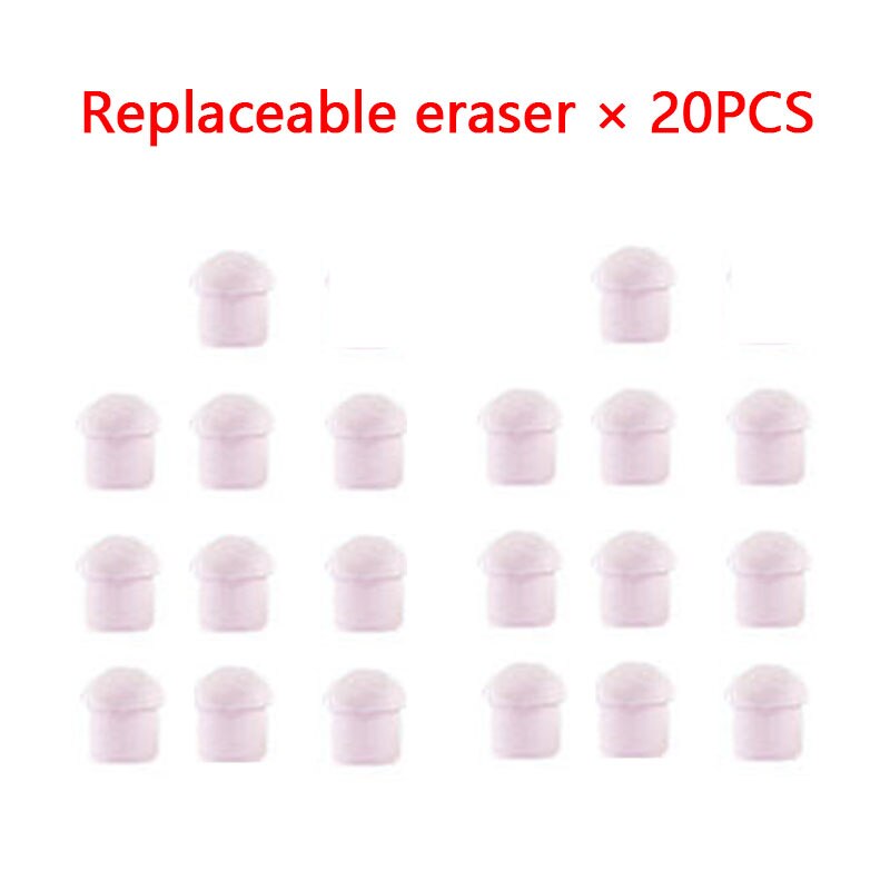 13 Stks/set Eeuwige Potlood Dubbele Gum Magic Potlood Art Schets Schilderen Tools Schoolbenodigdheden Student Briefpapier: Eraser-20PCS
