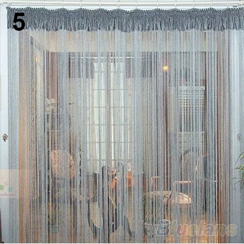 Hjem dør gardin myggenet opdeler rum vindue indretning diy blind kvast drapering +40 stk perler