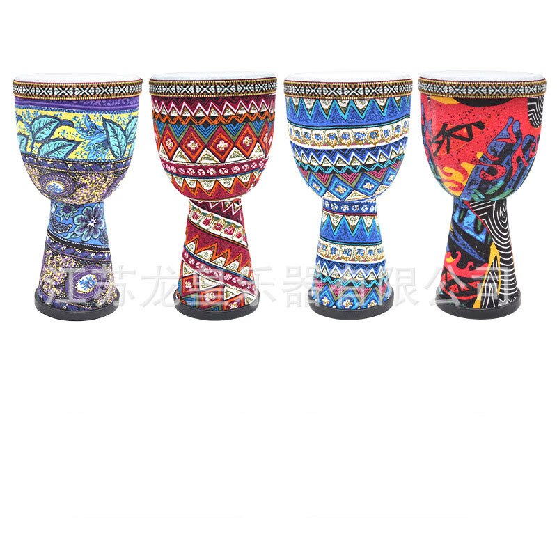 8 inch PVC African drum portable net red models free tuning African drum Lijiang tambourine children African drum
