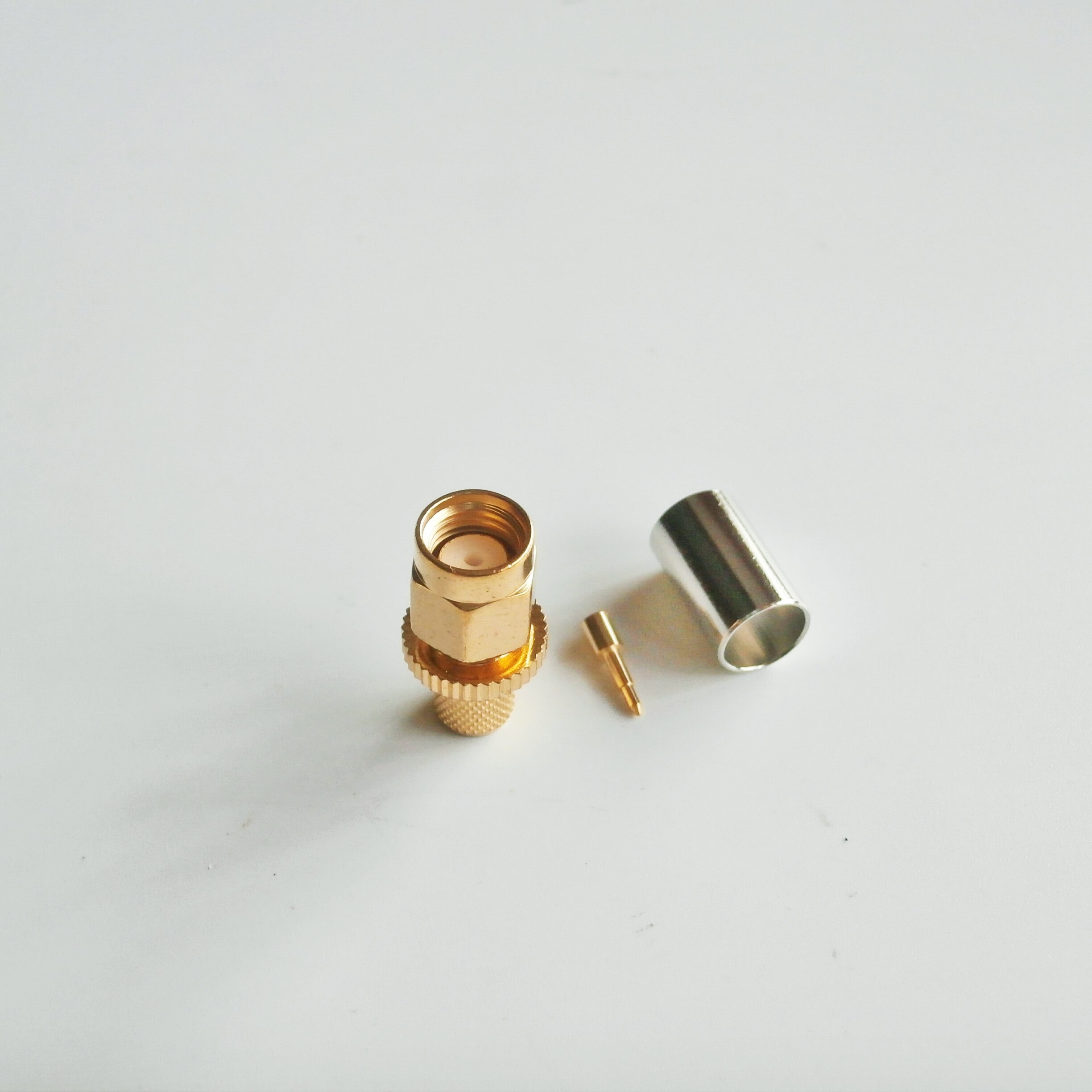 1PCS Connector SMA Male plug crimp RG8X RG-8X LMR240 cable Straight