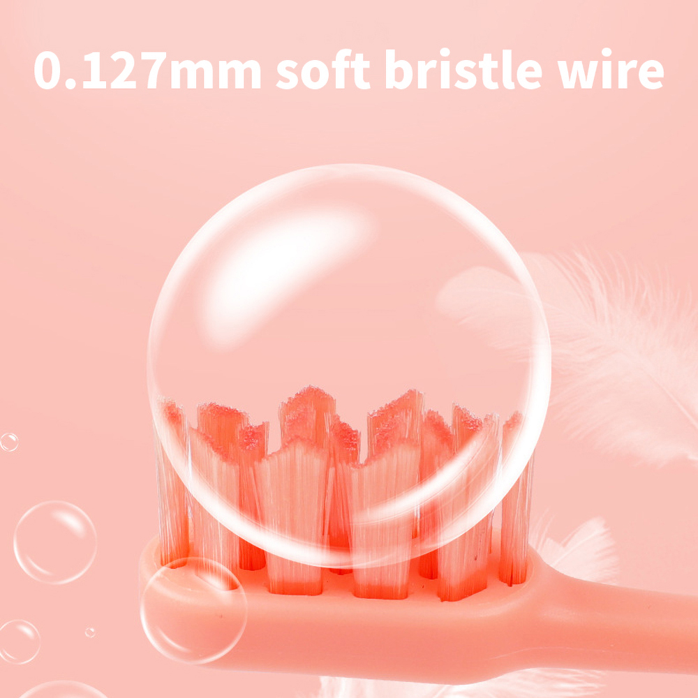 SEAGO Electric Toothbrush Sonic Replacement Brush Heads Battery Sonic Teeth Brush Deep Cleaning Included Soft-bristle Waterproof