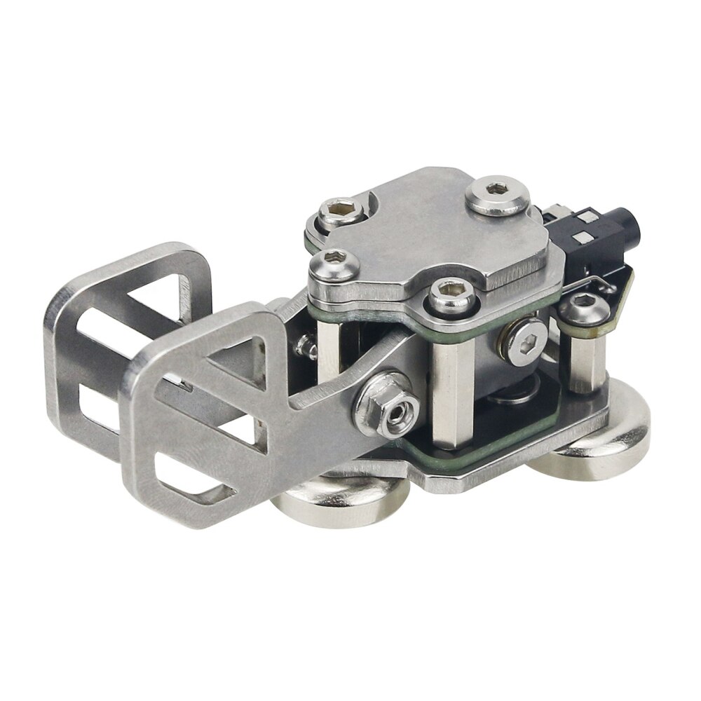 Stainless Steel Portable HF Shortwave Automatic CW Morse Code with Magnetic Amateur Radio Hand Key Morse CW Telegraph