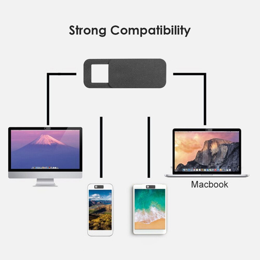 praktisch Webcam Abdeckung Verschluss Kunststoff Tablette Laptop PC Kamera Antispy Aufkleber Ultra-Dünne Linse Privatsphäbetreffend Schutz Schieberegler