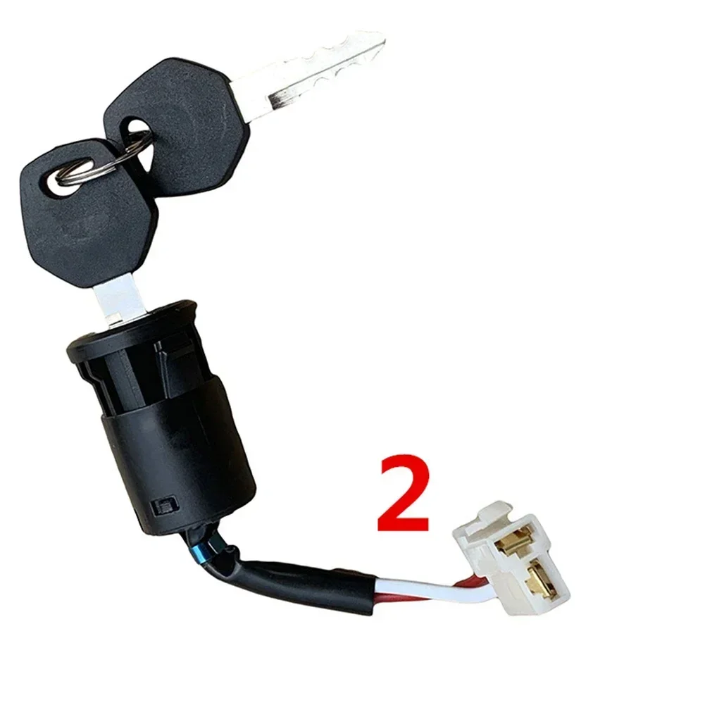 1PC enfants voiture électrique interrupteur d'alimentation pour enfants voiture électrique monter sur jouet voiture clé interrupteur alimentation clé démarrage interrupteur avec clé: Or