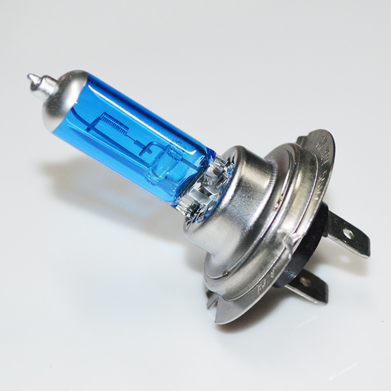 hippcron H7 Halogen Bulb 12V 55W Dark Blue 5000K Super White Quartz Glass Car HeadLight Replacement Lamp