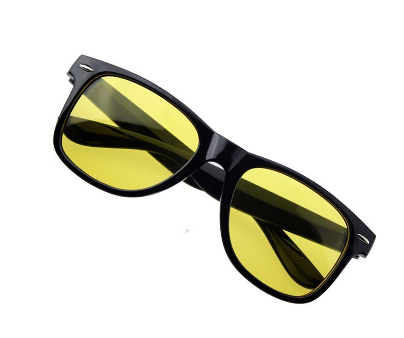 unisex Quadratische Gelb Linsen Nacht-Vision Fahren Brille Männer Frauen Winddicht Fahren Goggle