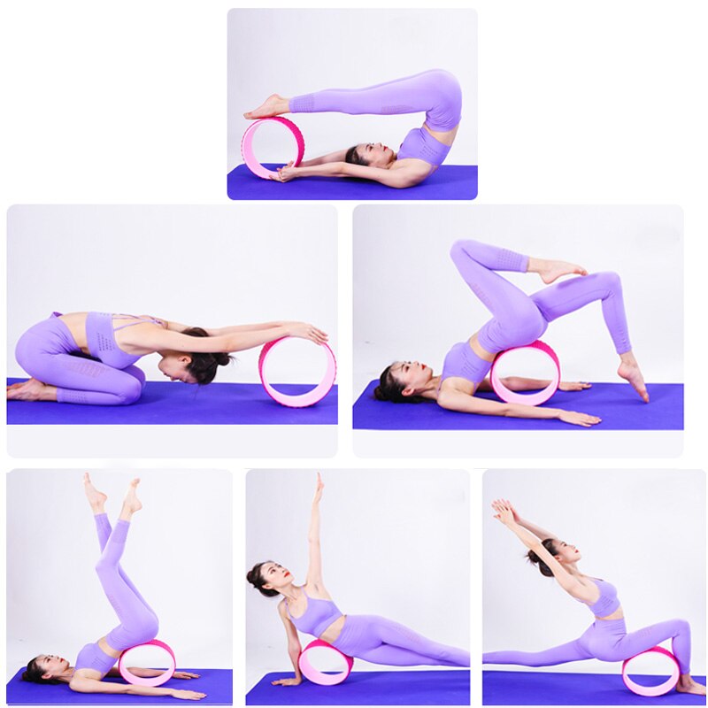 Yoga Wheel for Back Training - TPE Material - Pilates Circle for Bodybuilding & Fitness