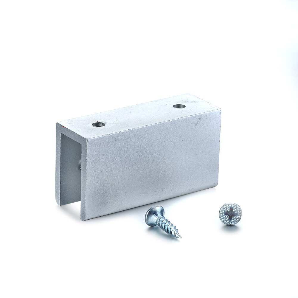 4 Pcs 5-8 Mm Aluminium Space Vierkante Klem Houder Beugel Clip Voor Glas Plank Leuningen