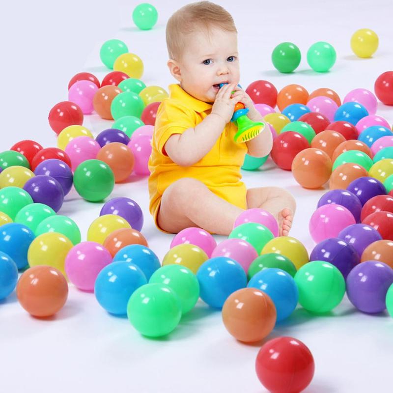 7cm tykke havbolde overdimensionerede miljøvenlige farverige bølgebassin baby blød sport sjovt vandlegetøj plast udendørs hav ba  k3 v 3