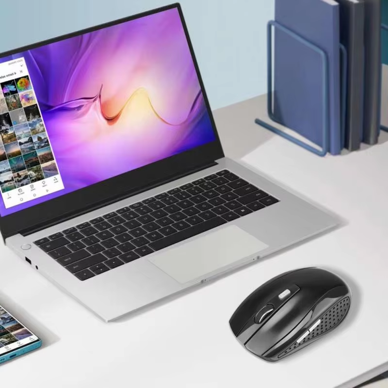 2.4g langatonta pelihiiriä, säädettävä 1600 dpi:n optinen toimistohiiri, ergonominen hiiri kannettavalle tietokoneelle, macbookille