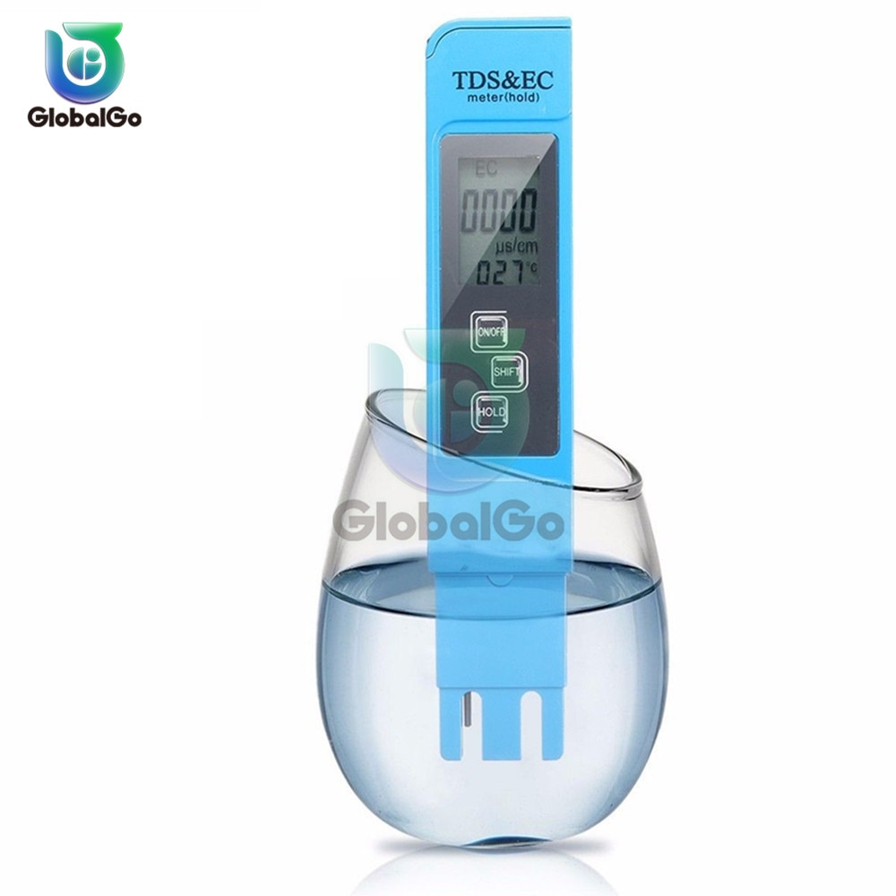 3 In1 Digitale Draagbare Pen Draagbare Digitale Watermeter Filter Meten Waterkwaliteit Zuiverheid Tester TDS Meter 15% 0-9990ppm