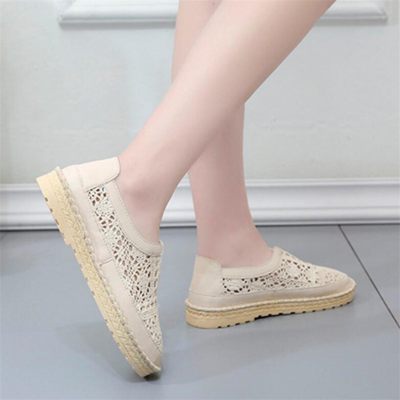 Cootelli-mocassins Oxford pour femmes, bout rond, respirants, plats, collection sans lacet