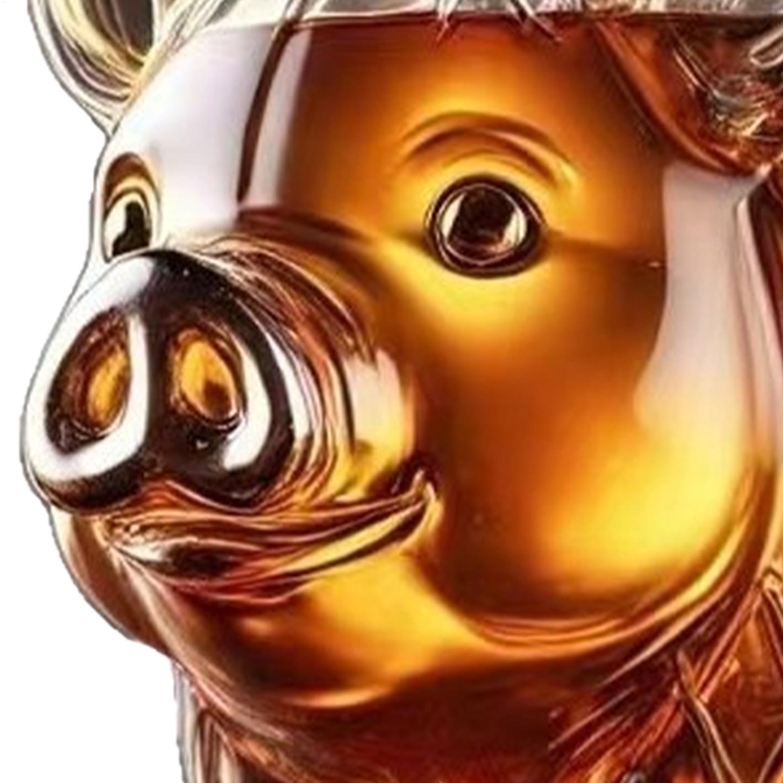 Szklana butelka Whisky Butelka alkoholu w kształcie jamnika na alkohol Dekoracja ślubna Dekanter Pojemnik na wino