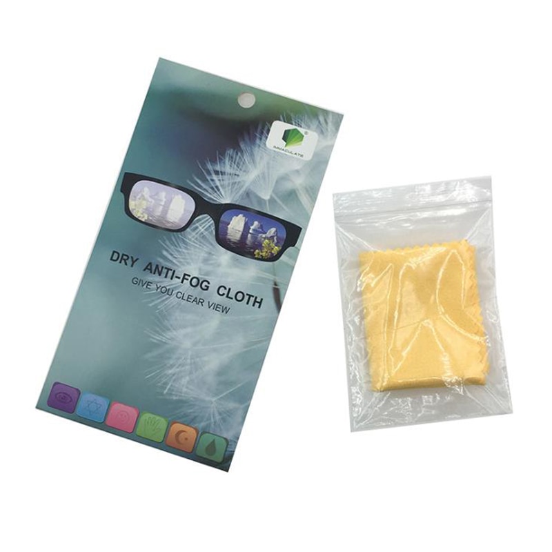 150*150mm Anti-fog Glasses Cloth Thicken Clear View Lens Computer Mirror Clearing Wipe Cloth Myopia Reading Glasses Cloth