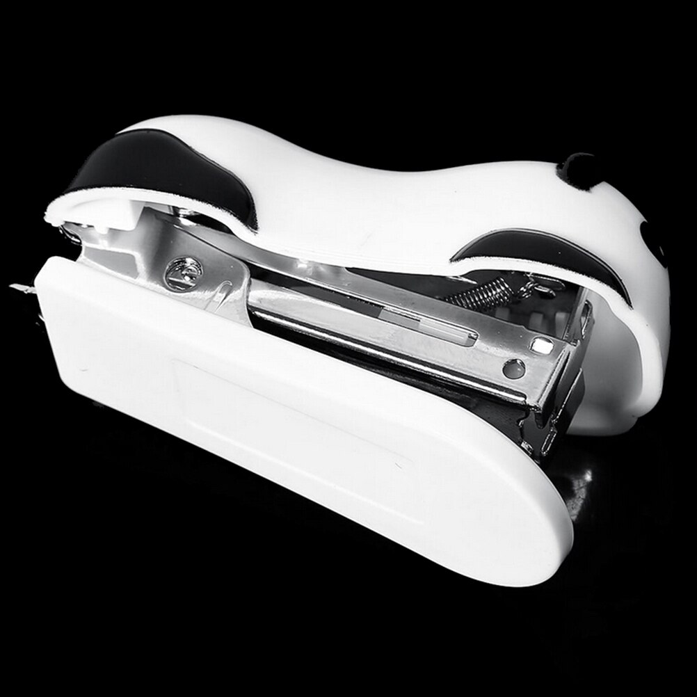 Kawaii Panda Cartoon Paper Binder Within 1000pcs Staples Mini Panda Stapler Set Office School Supplies