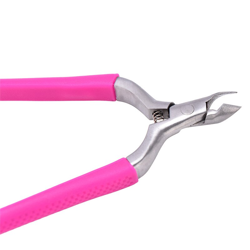 1pc negle neglebåndstang regnbueklipper saks død hudfjerner manicure neglekunstværktøj