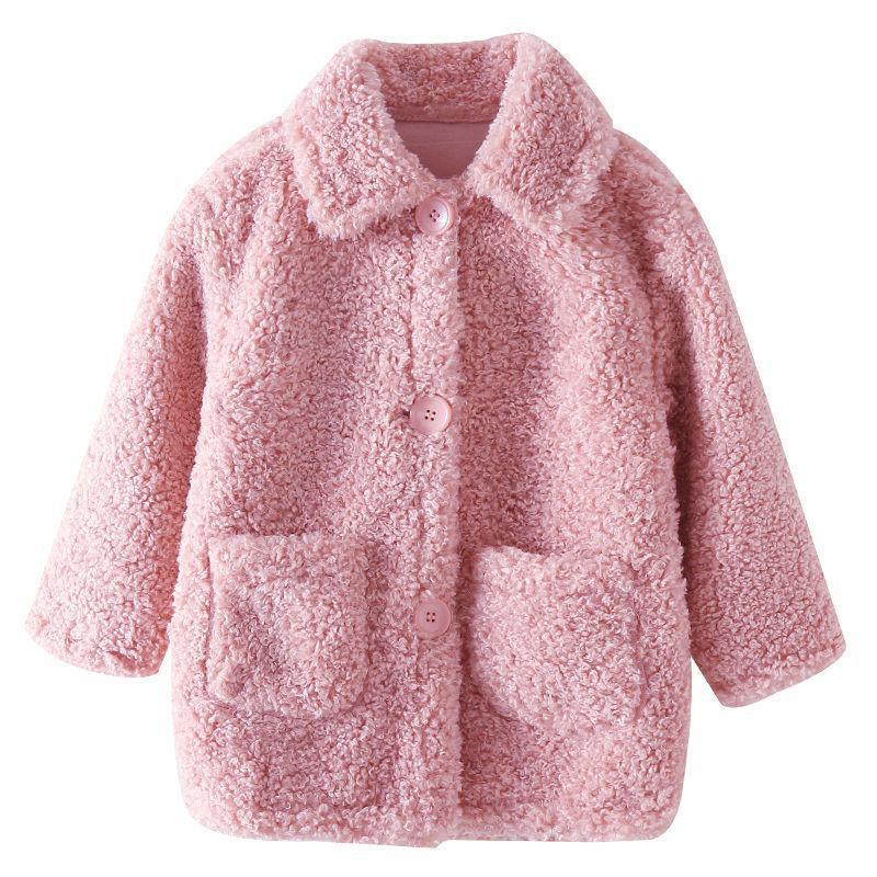 Meisjes Jas Herfst Winter Dikke Warme Meisjes Jas Kinderen Jas Winter Katoen Meisjes Bontjas Kids Baby Bovenkleding Peuters