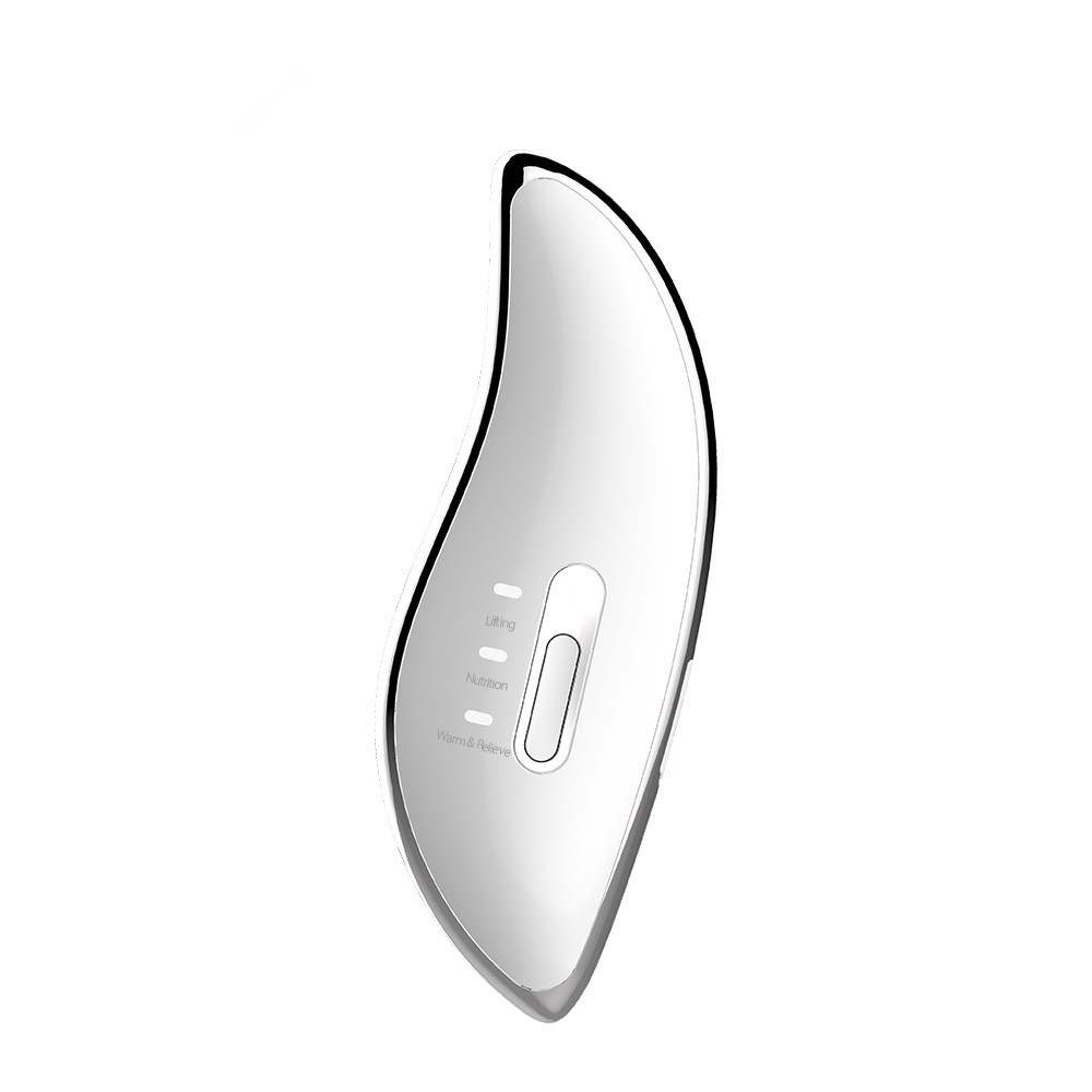 Sähköinen kasvojen hierontalaite ladattava kasvojen ihon kohotuslaite kannettava mikrovirtainen kauneus ryppyjä estävä laite naisille: Valkoinen