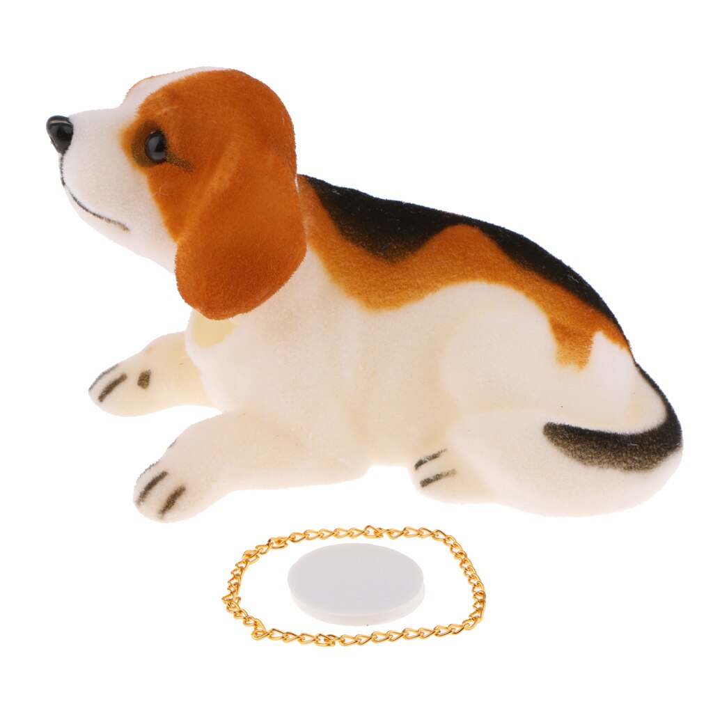 Adorable Bobbing Head Beagle Dog Car Accessories Dashboard Home Office Lovely Relaxing Toy