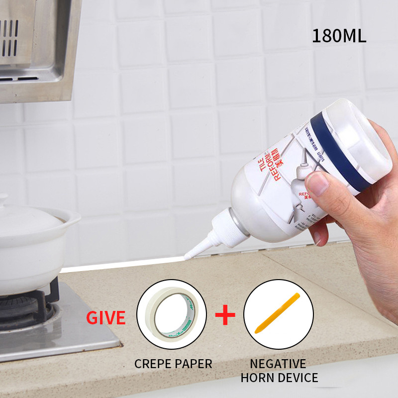 Tile refill fliser belægning skimmel renere fliseforsegler reparation lim boligindretning plakater & klistermærker håndværktøj