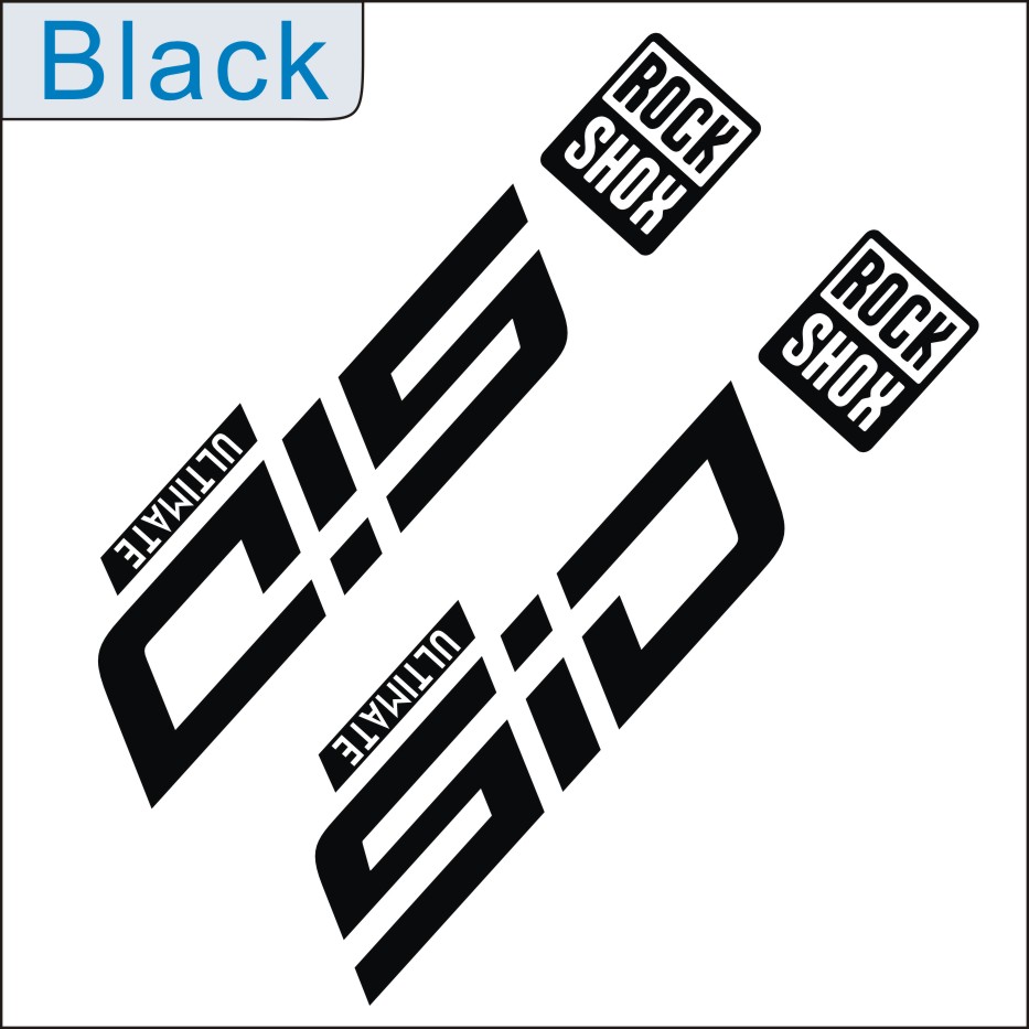 Calcomanías ROCKSHOX SID para bicicleta de montaña, pegatinas para horquilla delantera, calcomanías para horquilla delantera de bicicleta de montaña, pegatinas ULTIMATE, película decorativa,: Morado