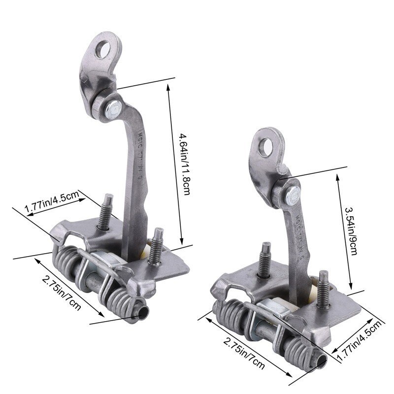 Speedwow Deur Stop Controleer Voor Achter Links Rechts Autodeur Blijven Stop Limiter Controleer Riem Deur Stop Controleer Voor Peugeot 206 C2 04-08