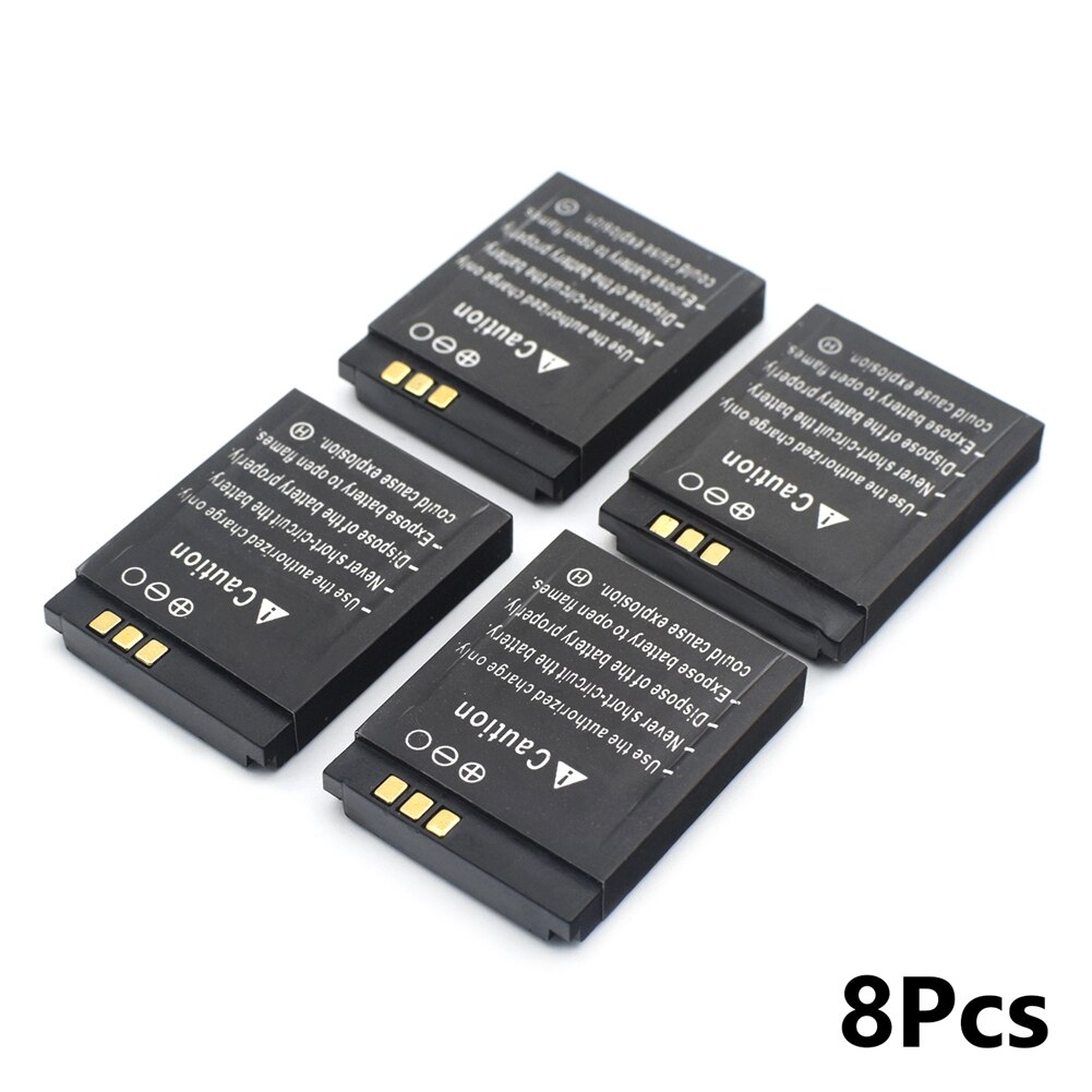 POSTHUMAN-batería recargable de polímero de litio para reloj inteligente, HLX-S1 GJD DJ-09 AB-S1 M9 FYM-M9 DZ09 QW09 W8 JJY-S1 3,7 V: 8pcs