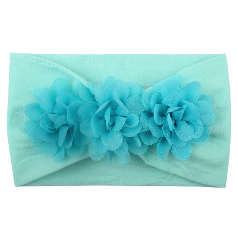 Baby Girl Flower Headbands Newborn Elastic Hairband Soft Princess Head Wraps Baby Hair Accessories Haarband Bandeau Bebe