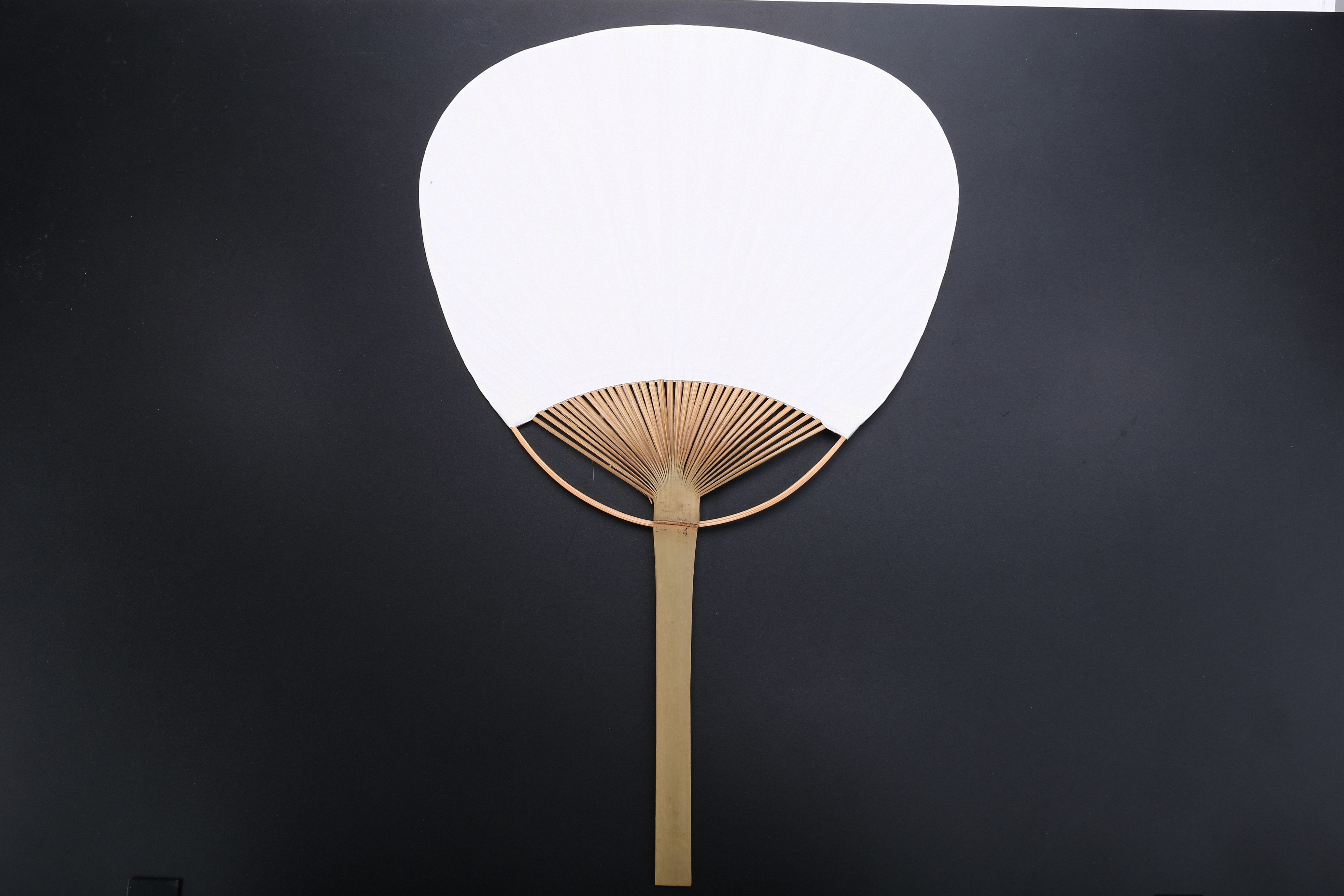 30 pcs/lot wedding White Paddle Fan for wedding decoration