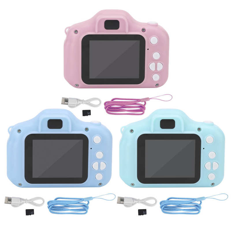 X2 foto de cámara Digital multifuncional para niños Video con tarjeta de memoria Mini
