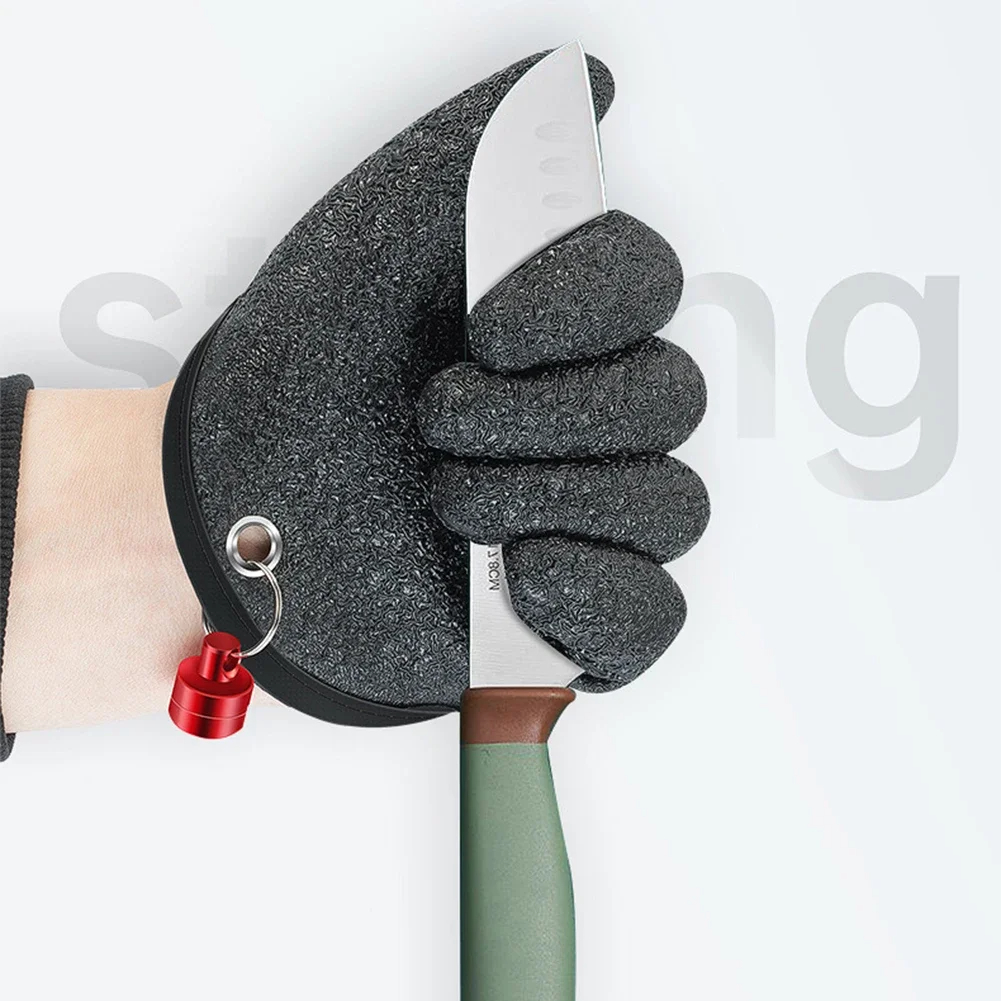 Vissershandschoenen Vangen Vis Antislip Duurzaam Gebreid Lange Vinger Waterdicht Werk Snijbestendig Handschoensluiting Links Rechts Kleding Bescherm de hand
