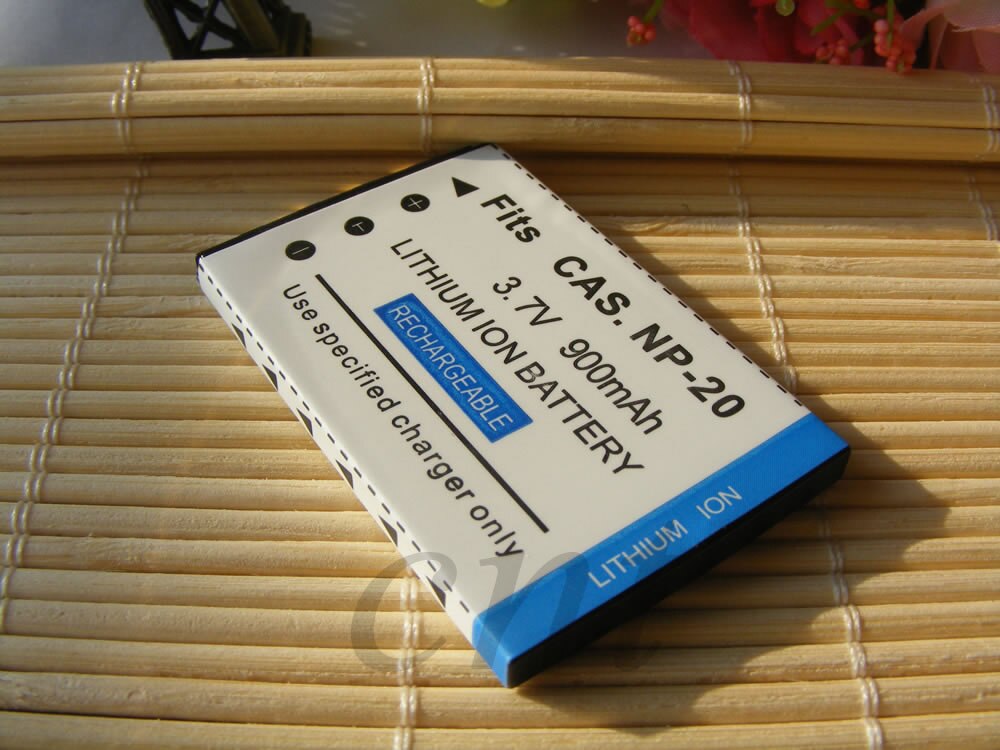 2Pack Li-Ion Batterij Voor Casio Exilim NP-20, NP20, NP-20DBA, NP-20-DBA