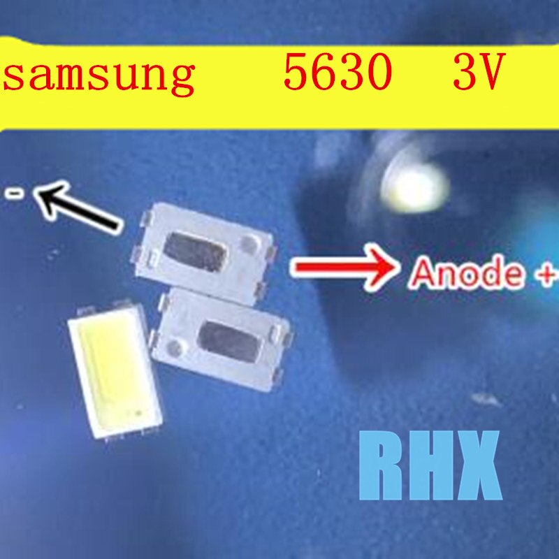 600 pezzi/lottp per la riparazione della lampadina della TV con Samsung 5630 SMD 5730 led lampada 4pin bianco freddo 3V