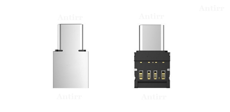 Conector de USB-C tipo C USB 3,1 macho a hembra, convertidor de adaptador OTG para unidad Flash de teléfono y tableta Android, 1 unidad