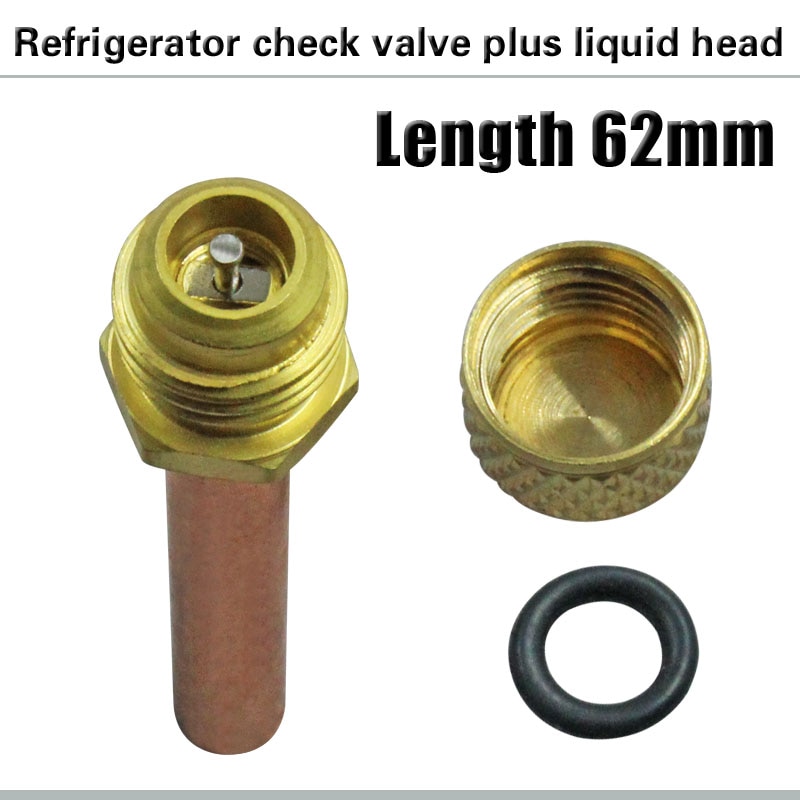 refrigerator check valve refueling head 62mm quick connector/refrigerant filling valve refrigeration accessories