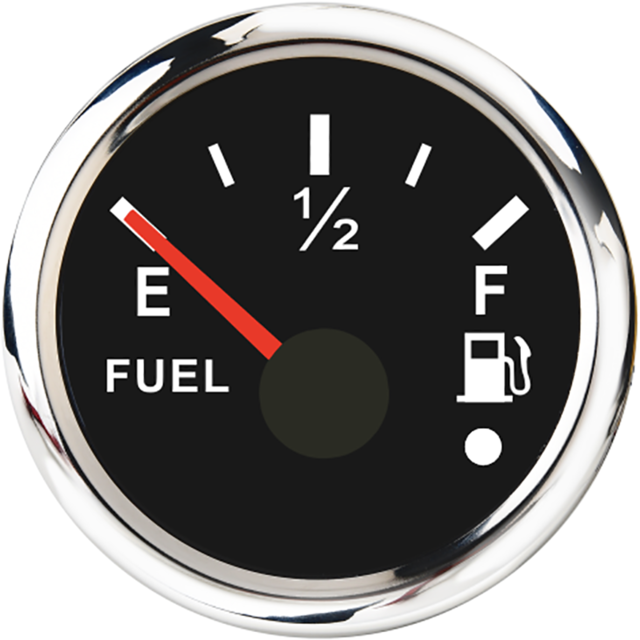 Punkt alarmowy licznik samochodowy miernik pojazdu 12V samochód 52mm termometr do wody prasa do oleju wskaźnik ciśnienia paliwa Volt dla Motorcycle Boat: Fuel Level BS