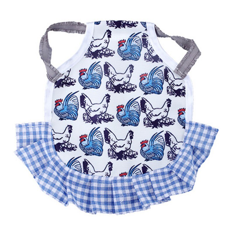 Delantal ajustable para vestido de gallina, Protector de plumas, elástico, suministros para mascotas: D2