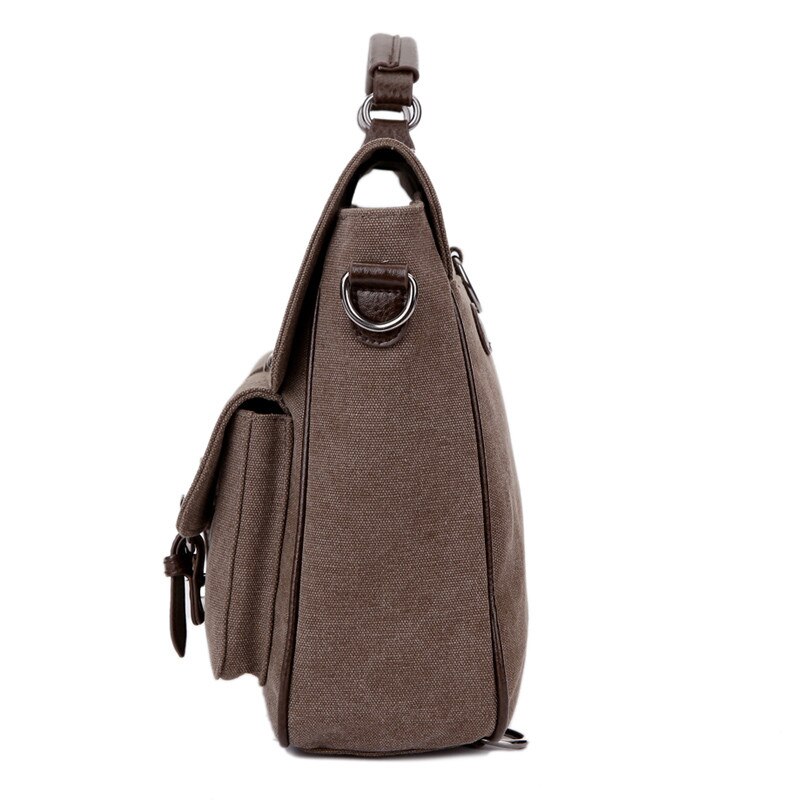 Kantoor Man Aktetas Tas Klassieke Stijl Business Mannen Tas Documenten Canvas Schoudertas Rugzak Rugzak Mannen Canvas Handtassen