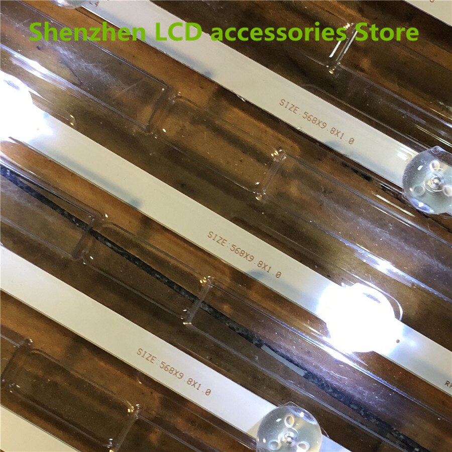 12Pieces/lot 32 inches LED LCD TV backlight bar 6LEDS 57CM 3V