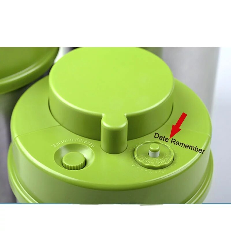 Large capacity vacuum sealed tank stainless steel container food storage bottle coffee bean tank storage tank kitchen storage