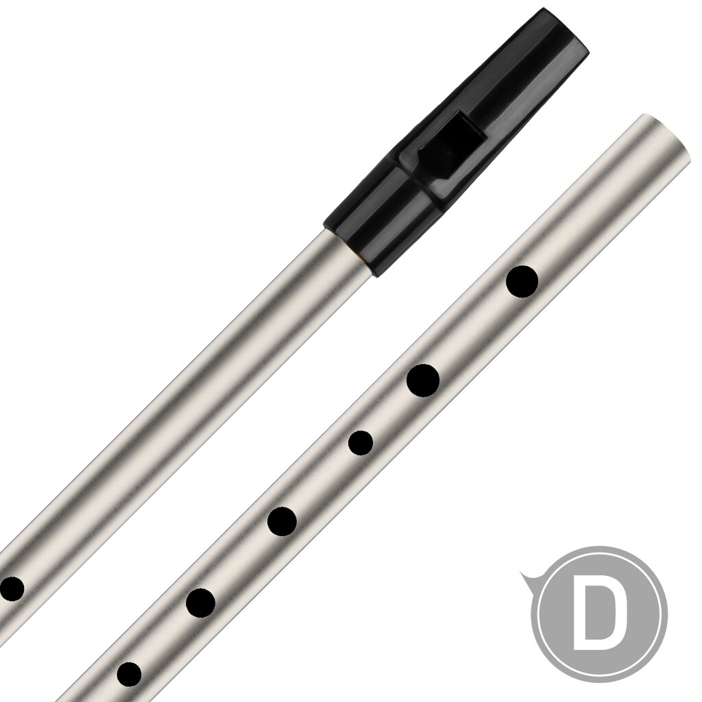 NAOMI Traditional Irish Tin Whistle Nickel-plated Brass Penny Whistle Key Of D Irish Whistle Six-holed Woodwind Instrument