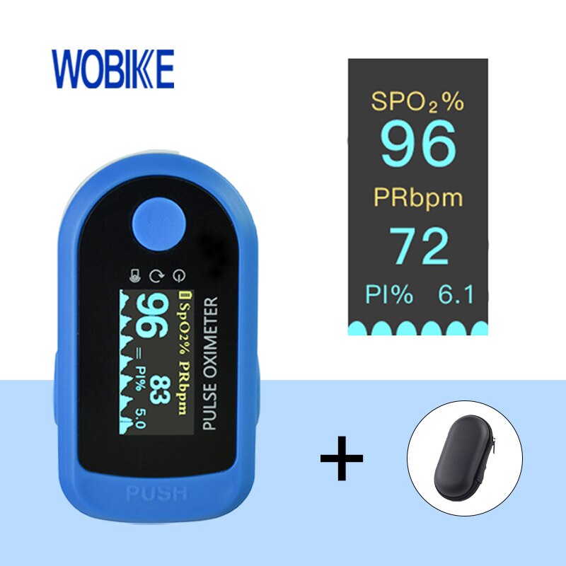 WOBIKE Fingertip Pulse Oximeter Bluetooth OLED Oximetro De Dedo Pulsioximetro Blood Oxygen Saturation SpO2 PR Monitor Oxymeter