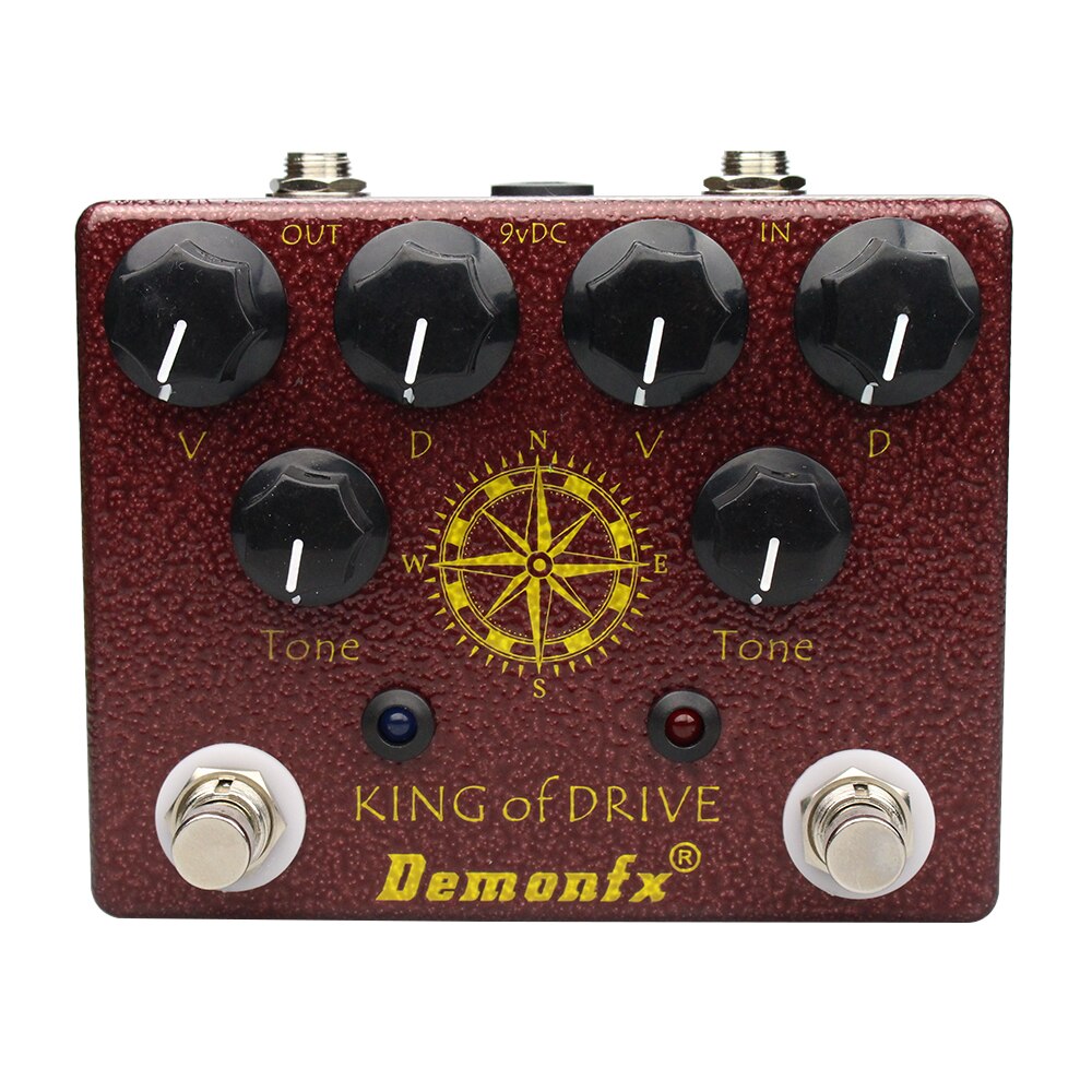 Demonfx Guitar Effect Pedal TAPE ECHO Delay Chorus With True Typass Chorus Delay Compressor Pedal
