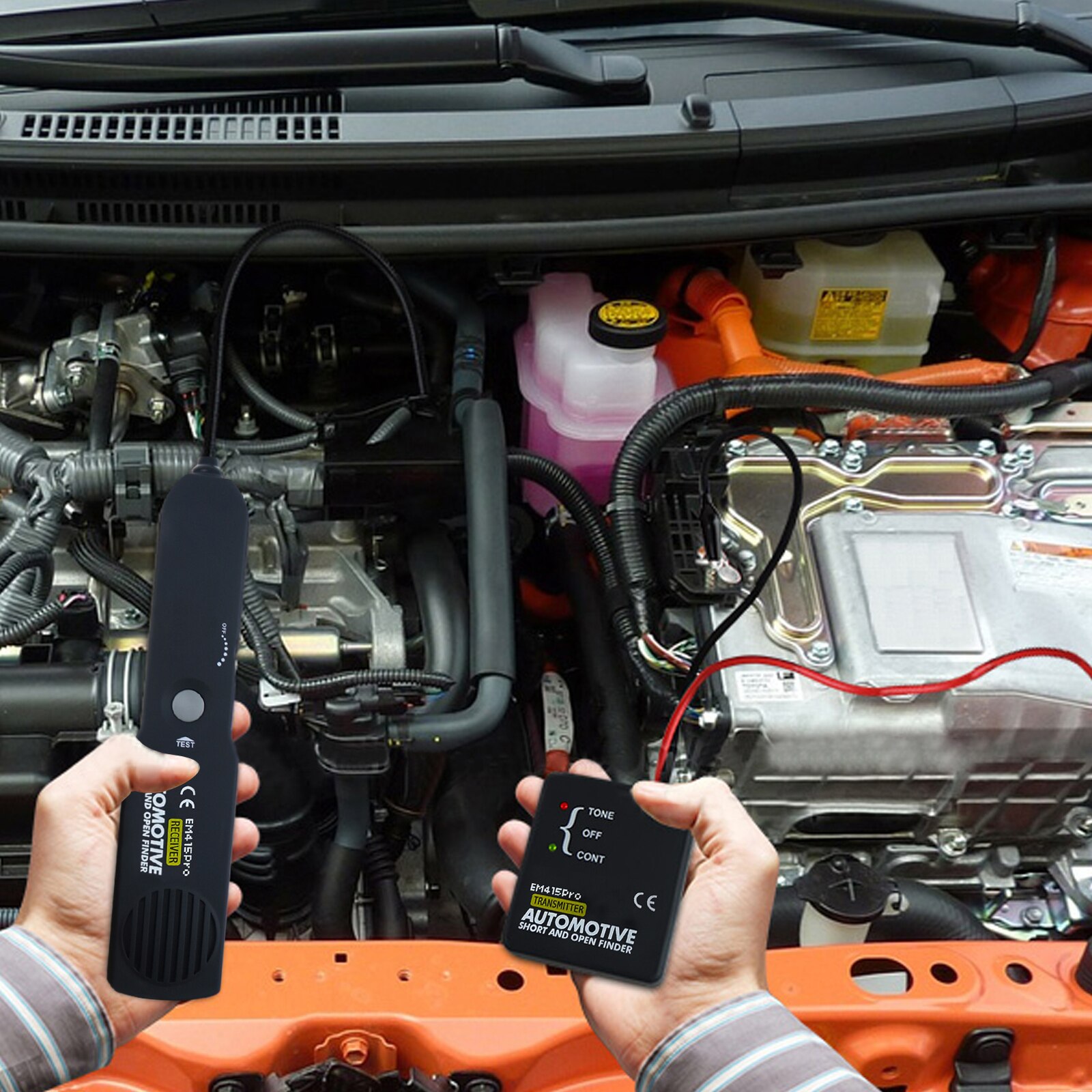 E04-036 automotive kort &amp; åbent kredsløb finder toner tester kabel wire tracker bil reparation sporingsværktøj 6-42v
