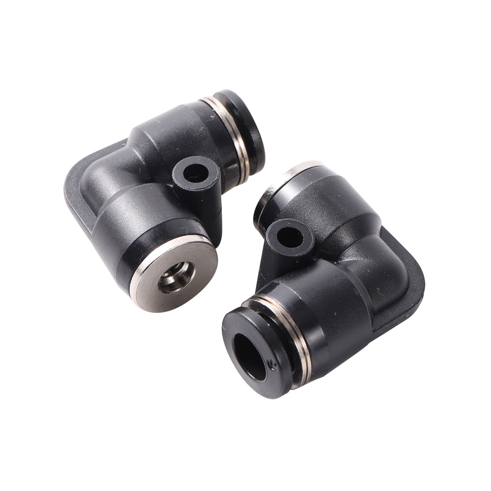 Garden irrigation Quick Couplings 3/16" Thread To 6mm Elbow Slip Lock fast Connector Cooling Fogger Pneumatic Pipe Fitting 3 Pcs