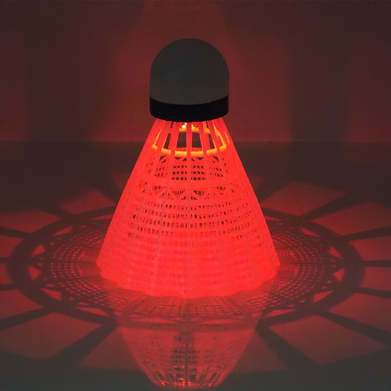 Flash Bal Kleurrijke Led Light Badminton Bal Outdoor Nylon Led Badminton Bal Glowing Light Up Badminton Bal