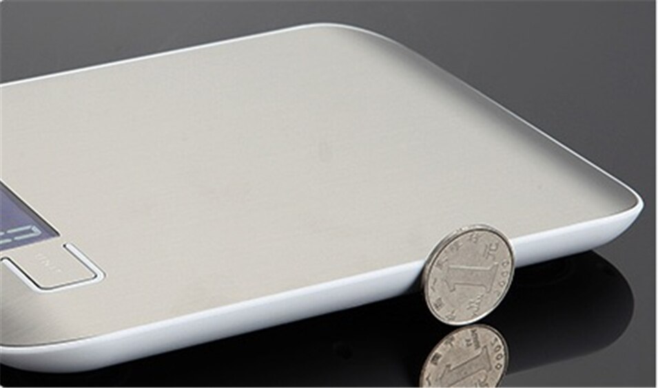 Balance de cuisine numérique précise 5000g 5kg/1g, affichage LED, balance de poids électronique en acier inoxydable, balance de cuisson des aliments