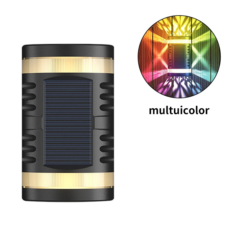groß Größe Solar- LED draussen Mauer Lampe wasserdicht Garten Dekor hell Pro Balkon Hof Landschaft Straße Garten Mauer hell: Mehrfarbig / 1 PC