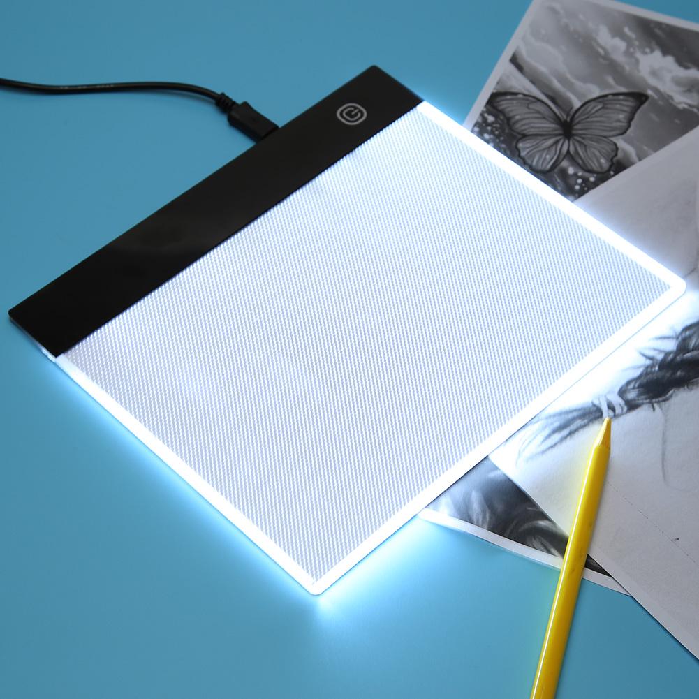 A5 LED Light Box - 21x18cm - Acrylic Drawing Tracing Panel - USB Powered - for Artists